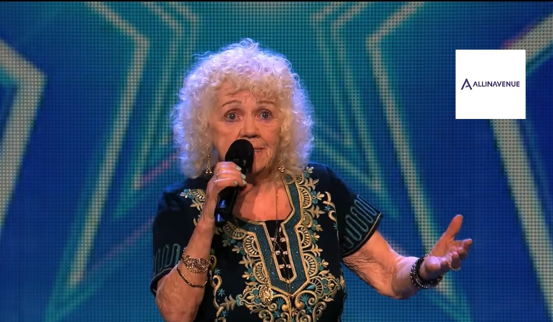 When the woman began to sing Stephen Sondheim’s emotional song the audience and judges were speechless.