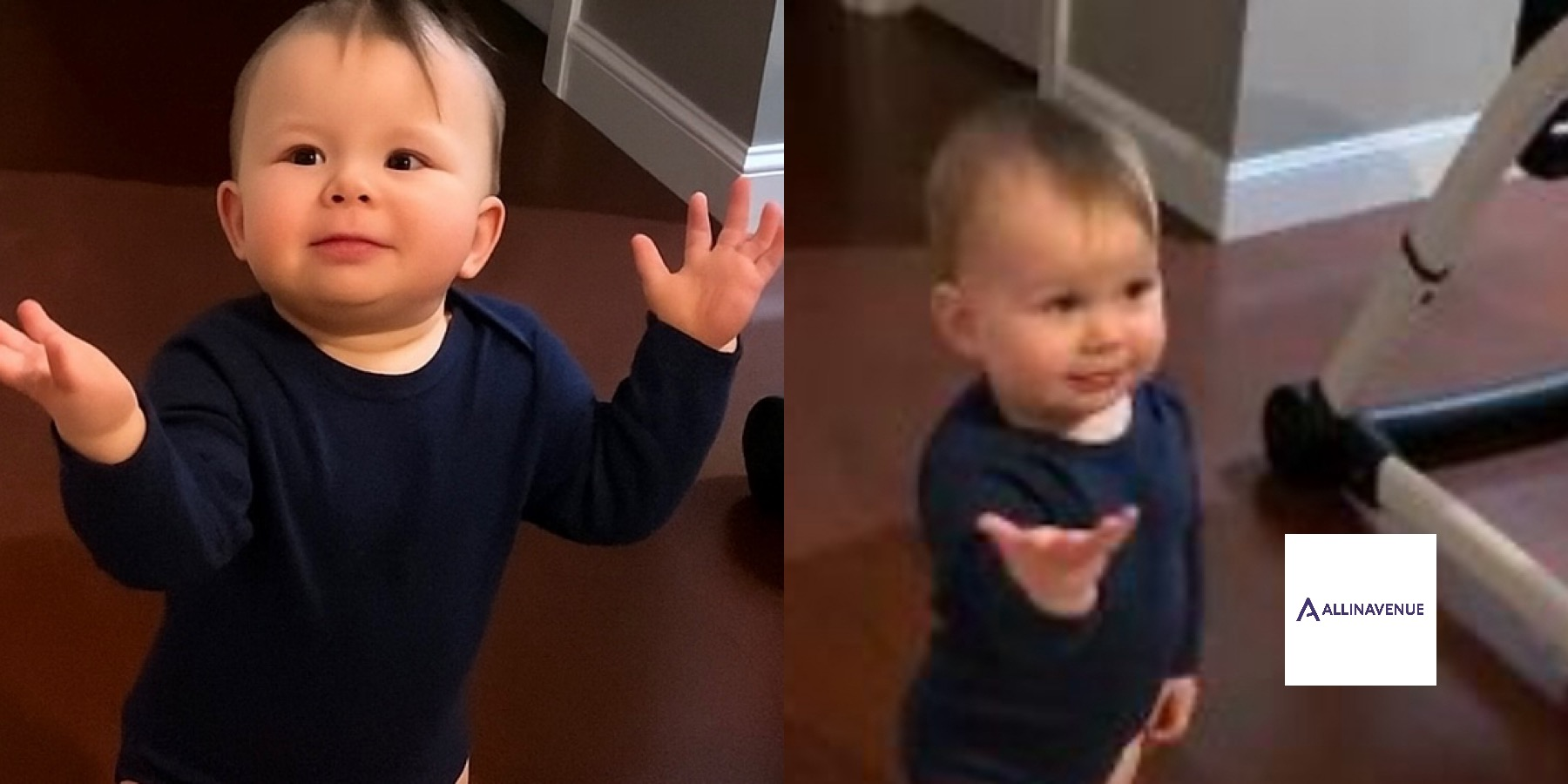 Adorable baby girl melts hearts as she engages in the sweetest little conversation with her dad…