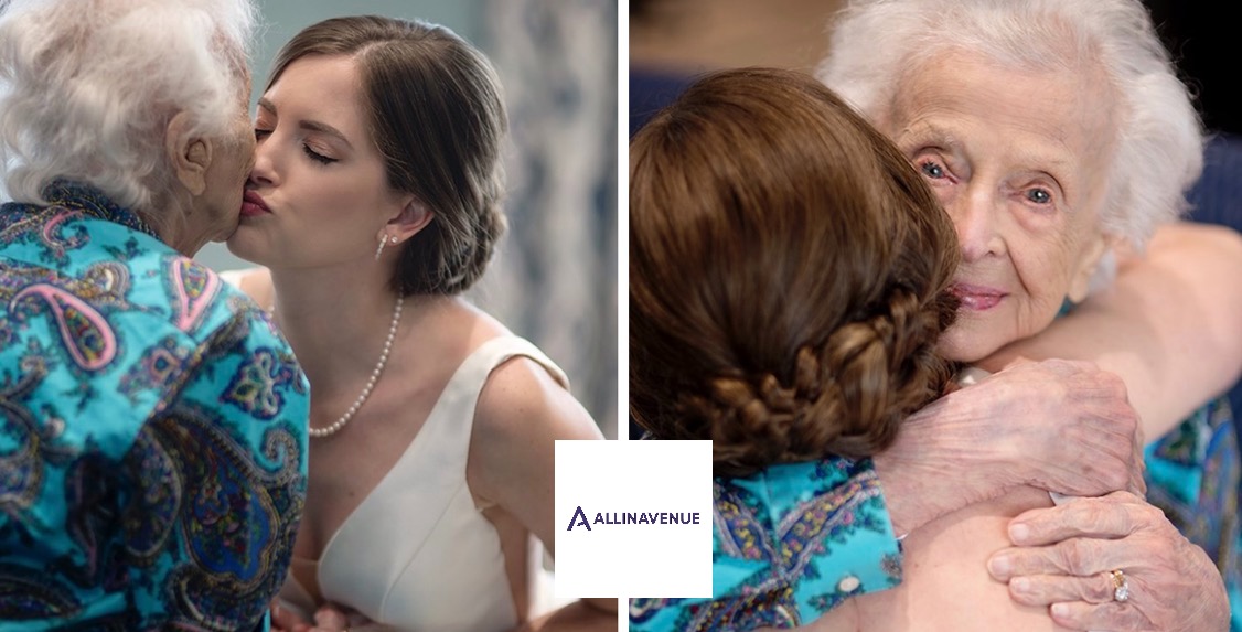She Wore Her Wedding Dress One Last Time  For Her 102-Year-Old Grandmother…