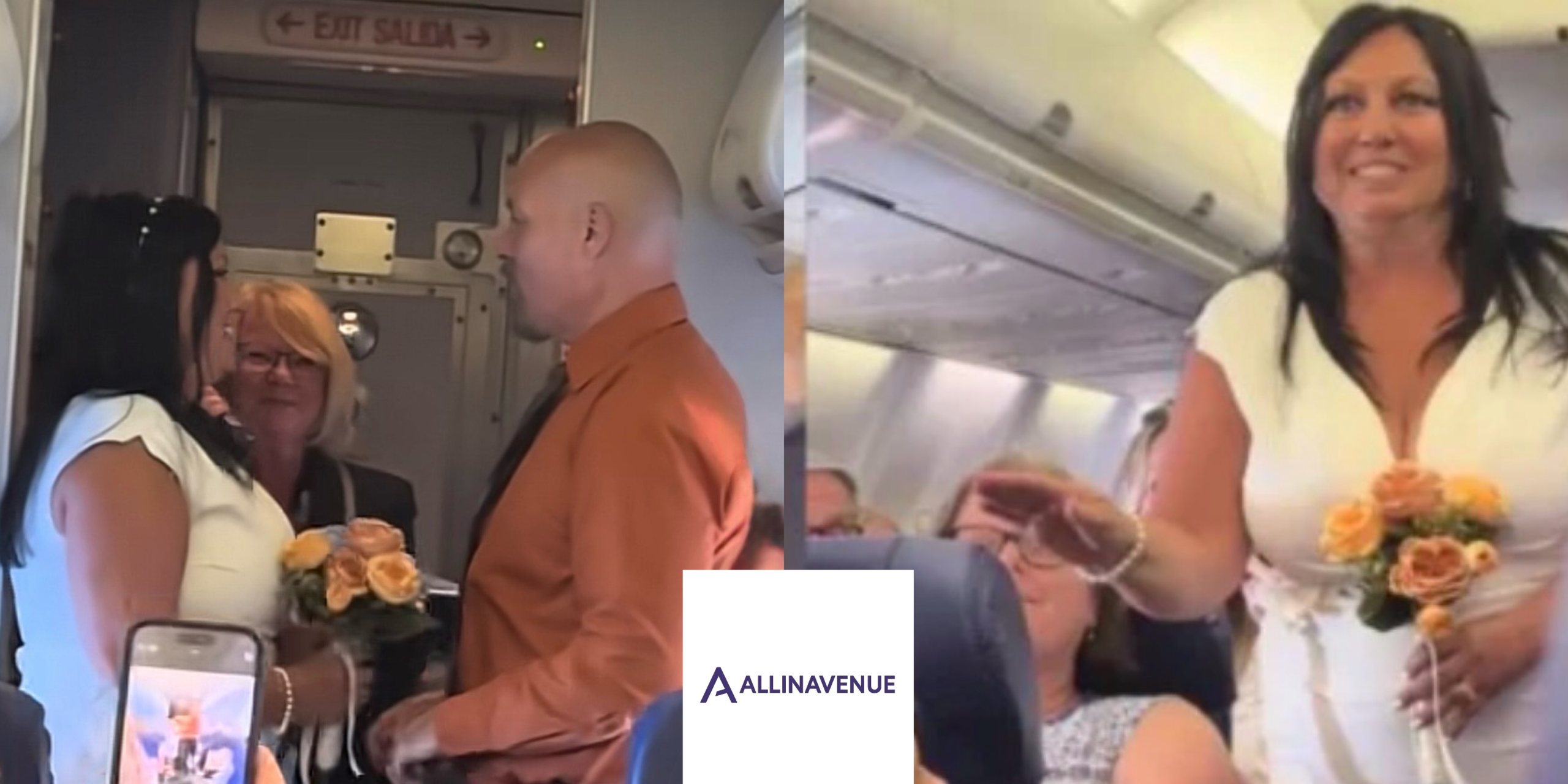 Passengers Book a Flight… and Accidentally End Up at a Wedding at 30,000 Feet…