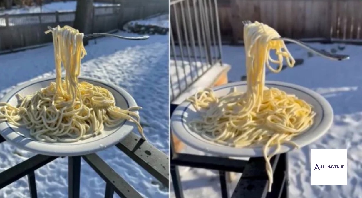 Extreme Cold Turns Dinner Into Ice Minneapolis Meteorologist’s Spaghetti Test Goes Viral…