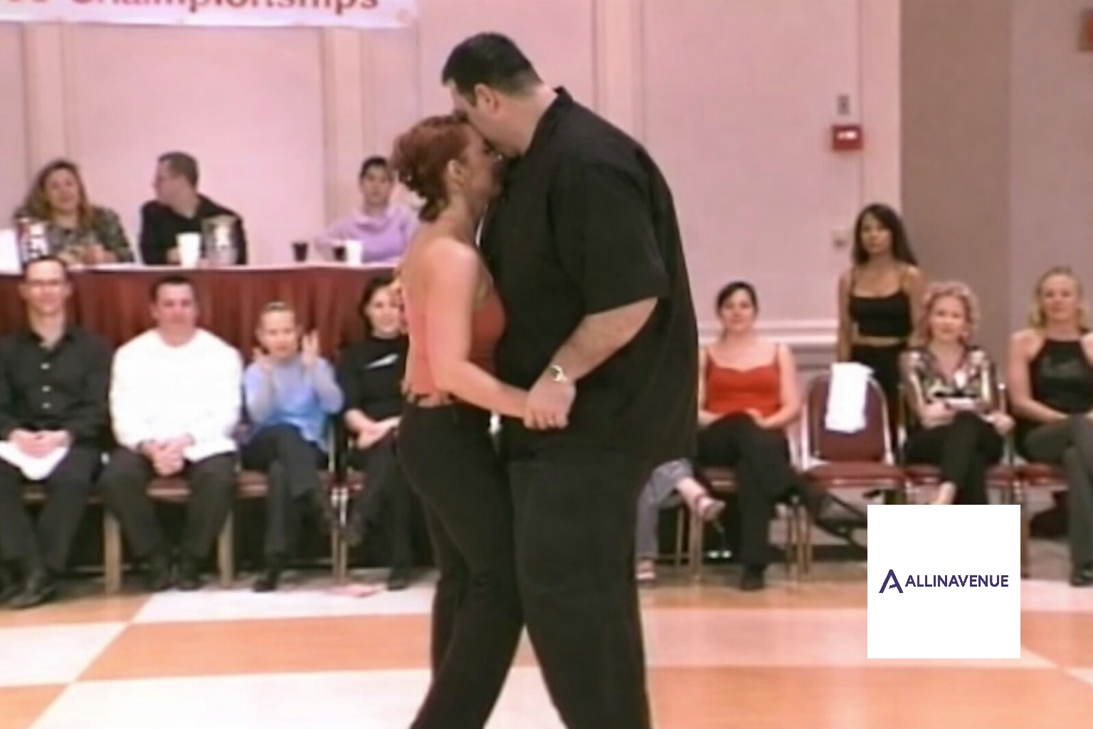 The crowd laughs at a big man who is about to dance swing, but everything changes when the music starts…Video