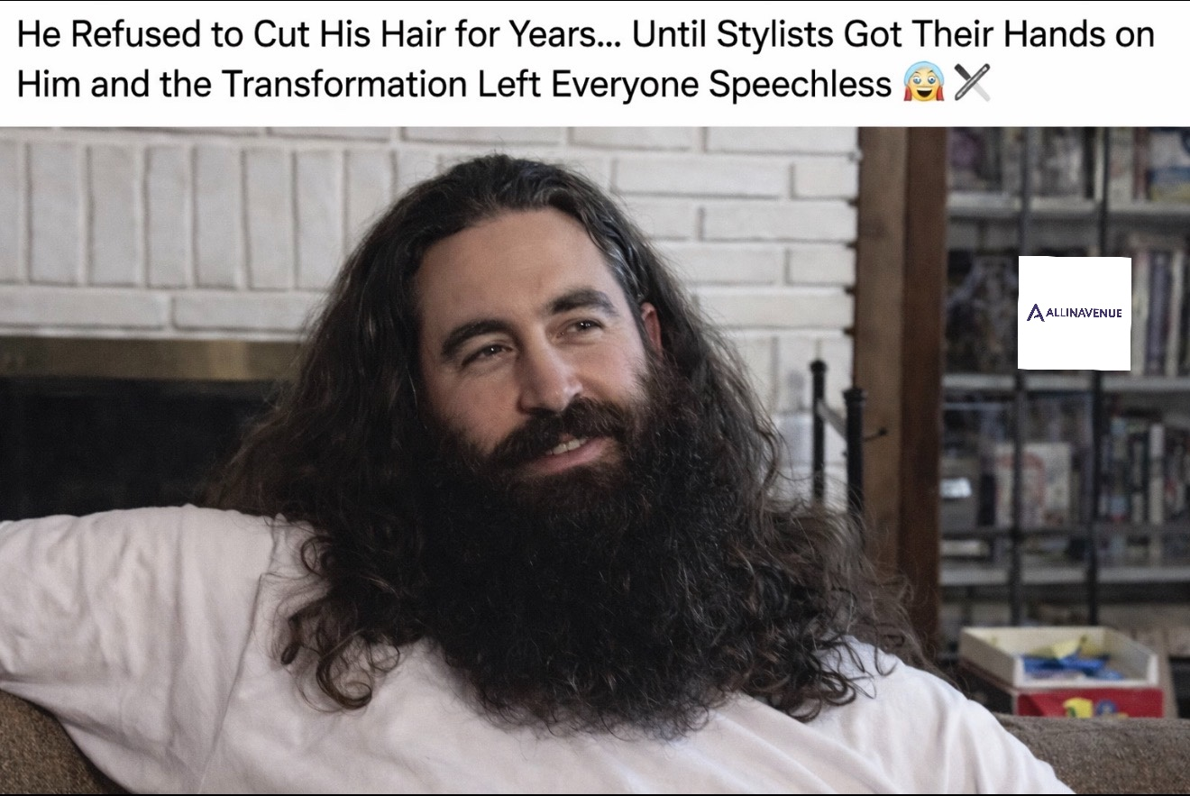 He Refused to Cut His Hair for Years… Until Stylists Got Their Hands on Him and the Transformation Left Everyone Speechless