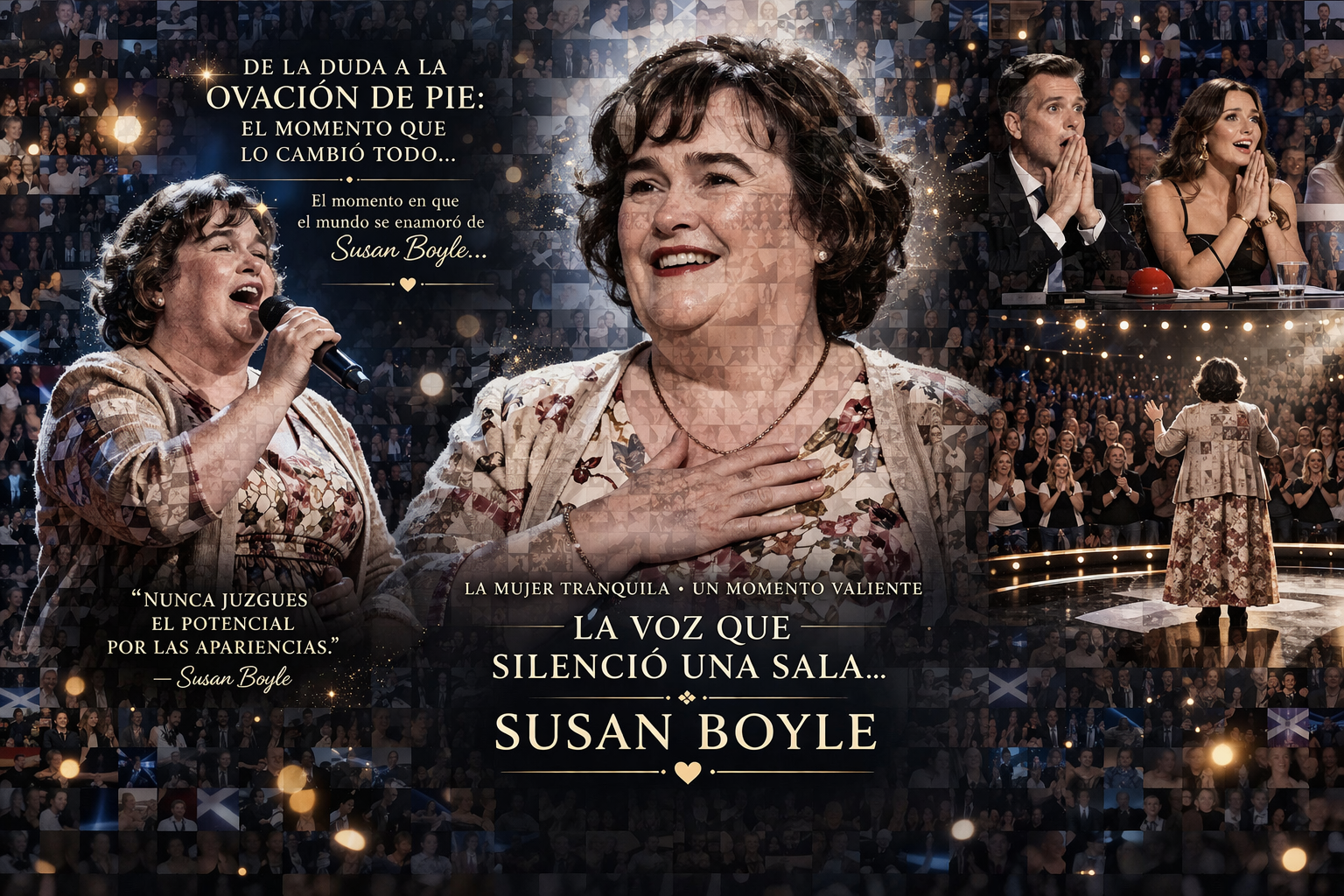De la duda a la ovación de pie: el momento que lo cambió todo…La historia de la increible Susan Boyle…