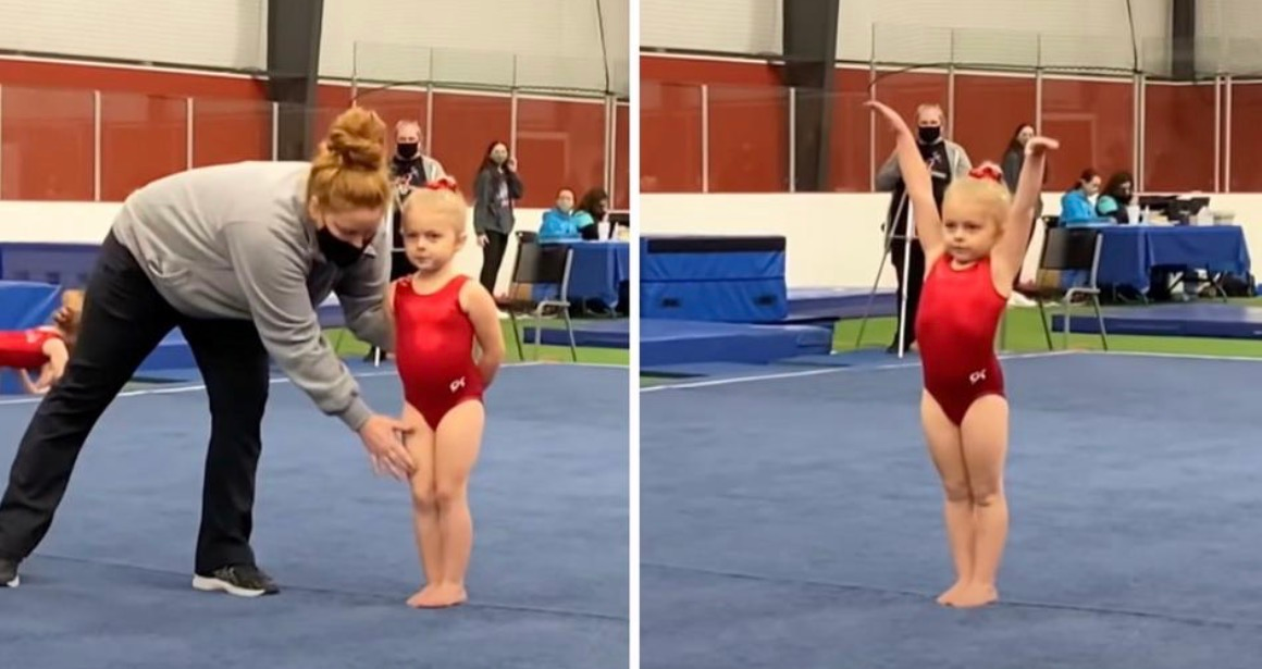 VIDEO: This Little Girl’s Gymnastics Routine Didn’t Go As Planned, And That’s Why Millions Love It