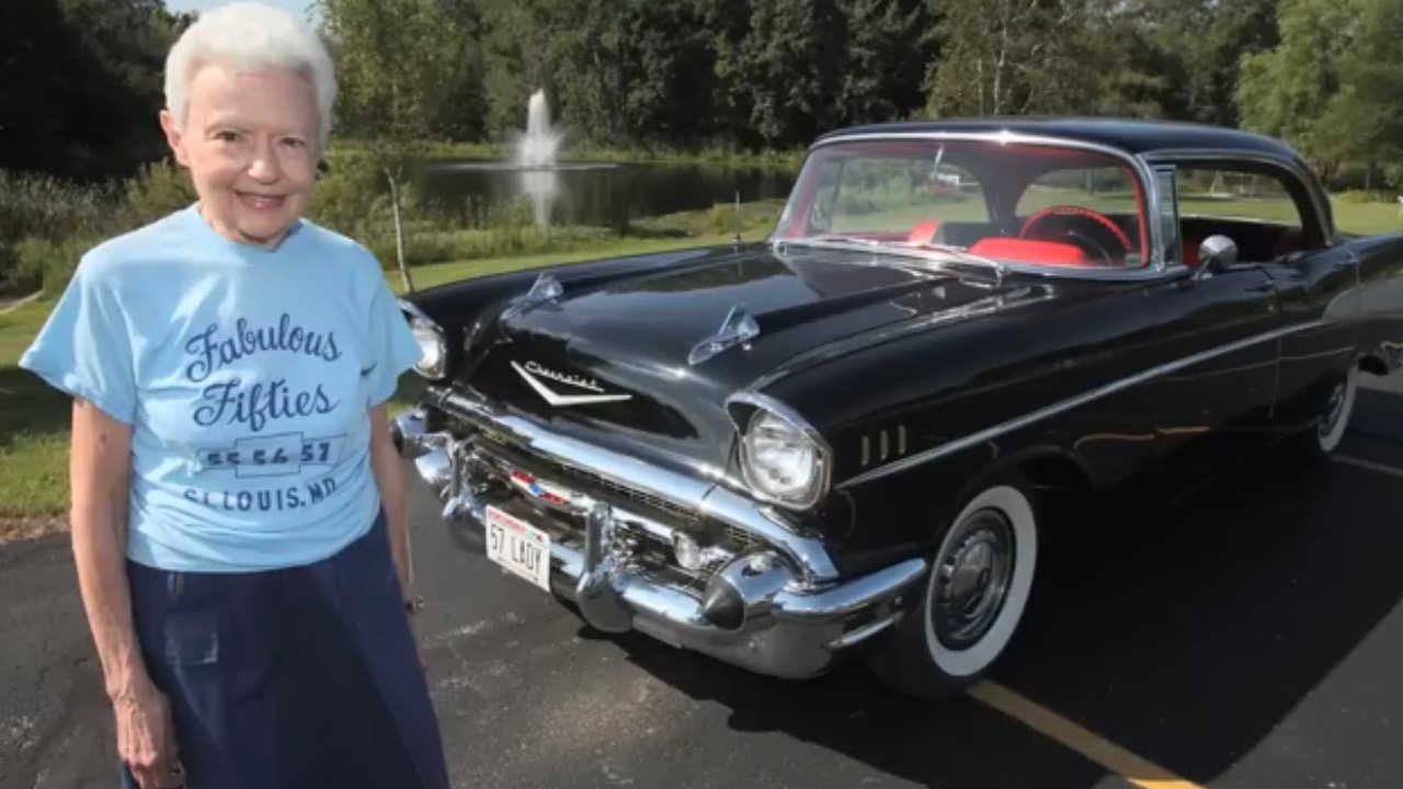 She Bought a 1957 Chevrolet Bel Air New. And Drove It for Over 60 Year