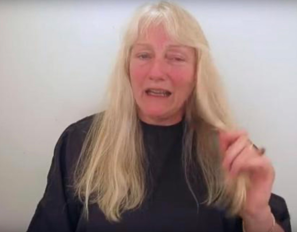 Woman With Long White Hair Visits Stylist And Undergoes The Most Stunning Transformation