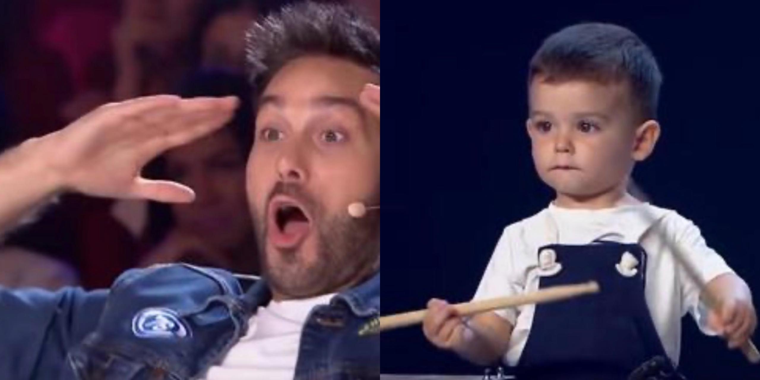 Two-Year-Old Drummer Amazes the Judges of a Popular Talent Show