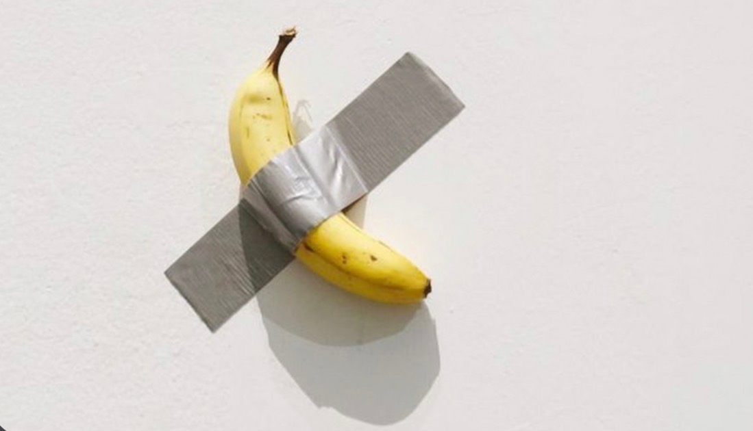 Banana Artwork Taped to a Wall by Italian Artist Stolen from Pompidou-Metz Center, Reports The Times