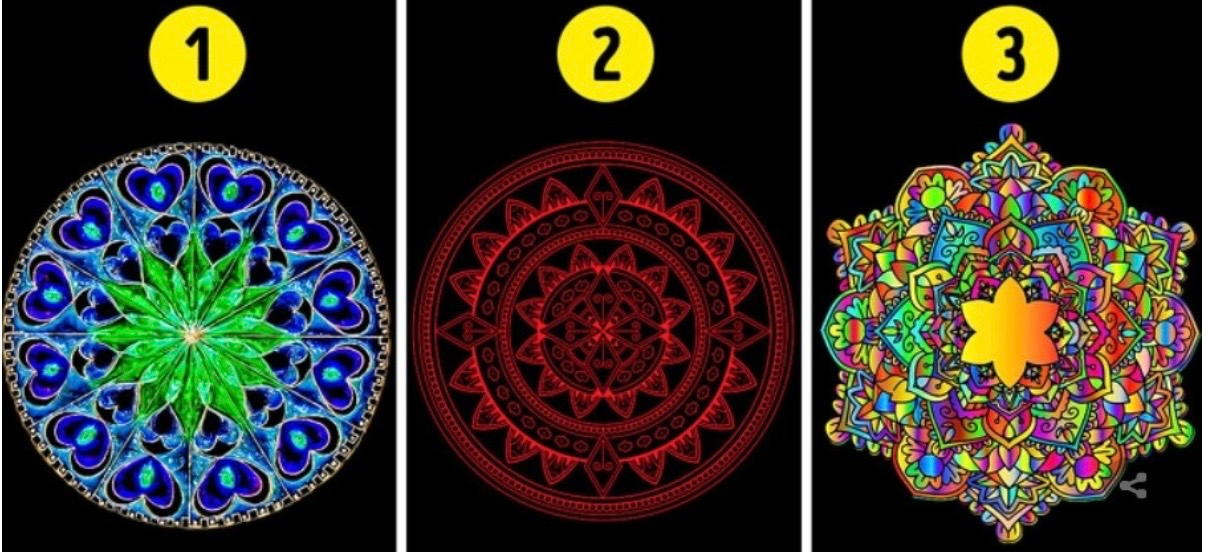 Choose the mandala that attracts you the most and discover what matters most to you at this moment in your life. Your choice may reveal your current priorities, desires, and the energy guiding you right now.