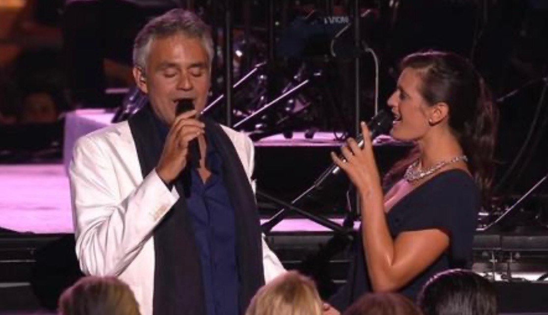 Andrea Bocelli and His Wife Veronica Berti Delivered a Breathtaking Duet of ‘Qualche Stupido’ That Left the Audience in Tears